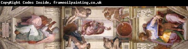 Michelangelo Buonarroti The seventh bay of the ceiling